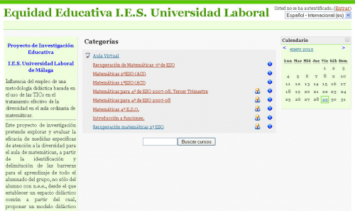 Aula virtual - Equidad Educativa